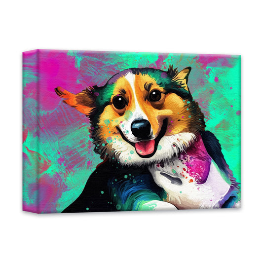 Artistic Pop Art Style Custom Pet Canvas